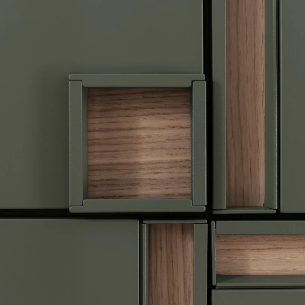 Contur Highboard Venzone 4-türig, Lack - Image 9