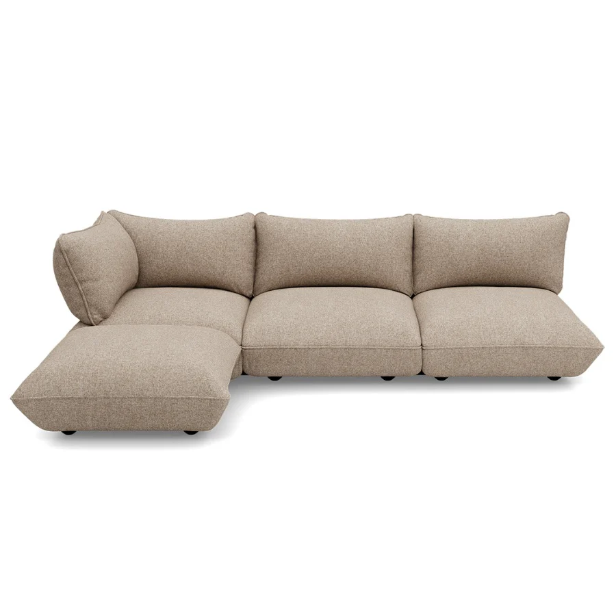 Fatboy Ecksofa Sumo, modulare Polstergarnitur 4-Sitzer, Boucléstoff Bezug - Image 13