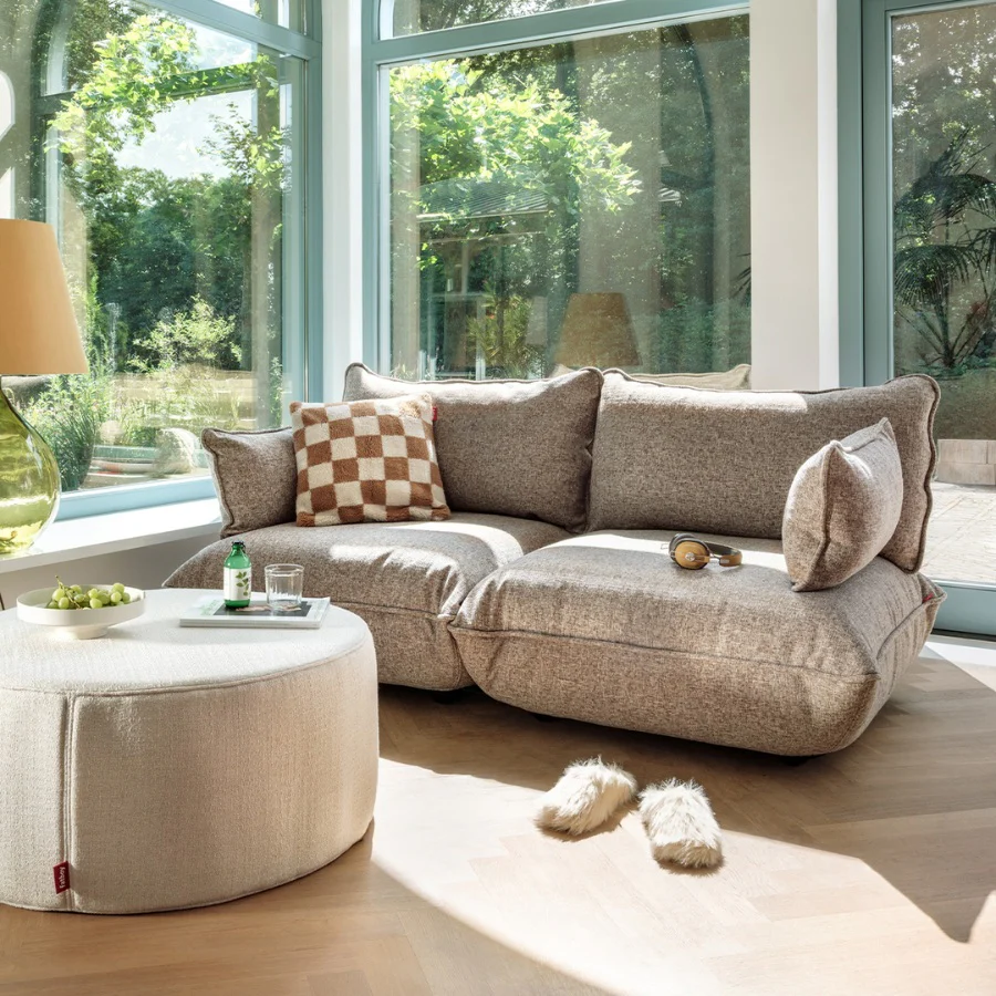 Fatboy Ecksofa Sumo, modulare Polstergarnitur 4-Sitzer, Boucléstoff Bezug - Image 15
