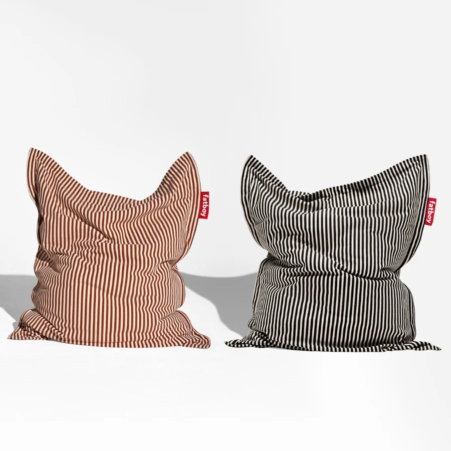 Fatboy Sitzsack Original Slim Terry 155x120 cm, mit Frottee-Stoff, gestreift - Image 13