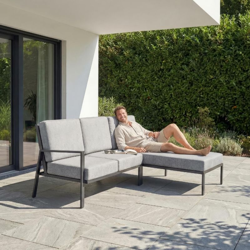 Kettler Chaiselongue Zenith Longchair-Element für Gartenlounge - Image 2