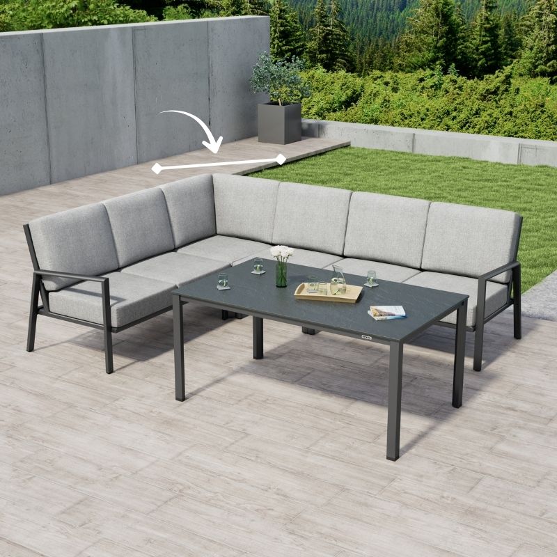 Kettler Eckteil Zenith Sofa-Element für Gartenlounge - Image 3