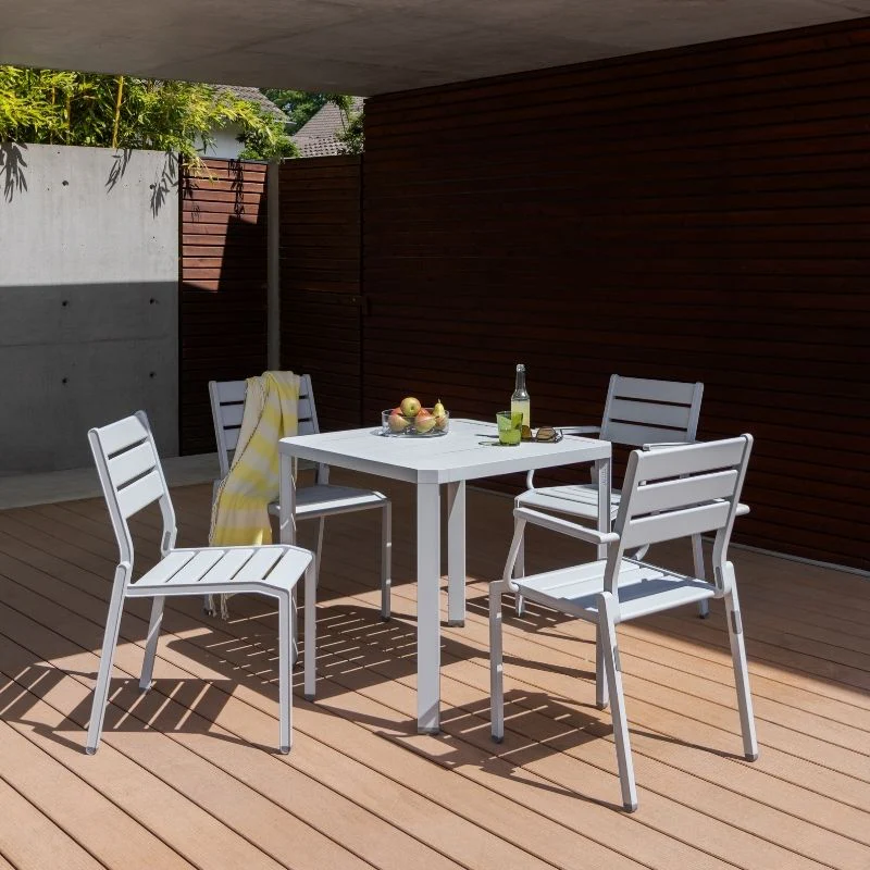 Kettler Stapelsessel Latitude, Gartenstuhl mit Armlehnen, aus Aluminium - Image 4