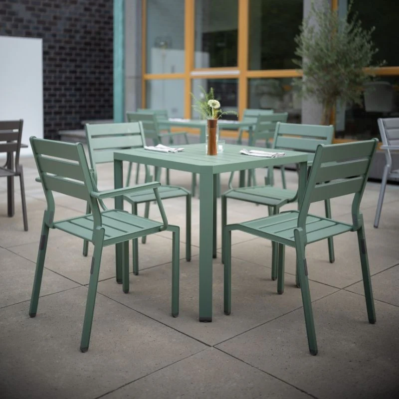 Kettler Stapelstuhl Latitude, Gartenstuhl ohne Armlehnen aus Aluminium - Image 11