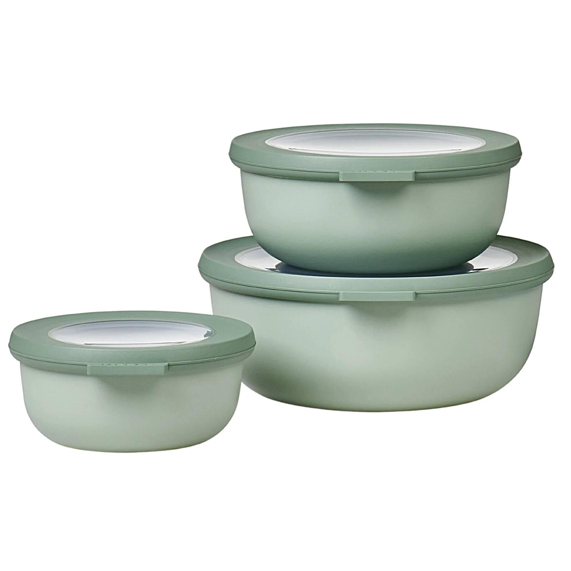 Mepal Schüsselset 3-tlg. Multi-Bowl, für Gefrierschrank, Mikrowelle und Spülmaschine, auslaufsicher, luft- und aromadicht, stapelbar - Image 2