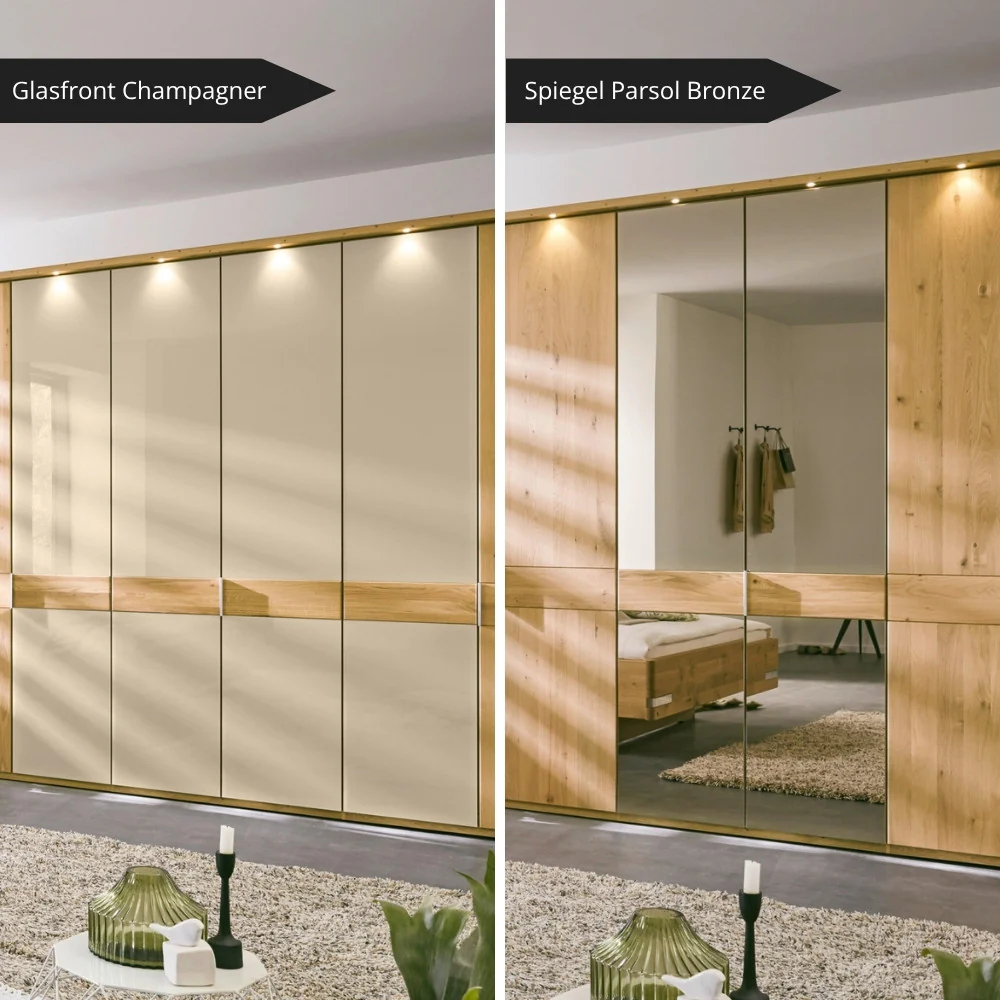 Musterring Kleiderschrank Savona 2.0, Drehtürenschrank 4-türig Eiche, mit Glas oder Spiegeltür - Image 10