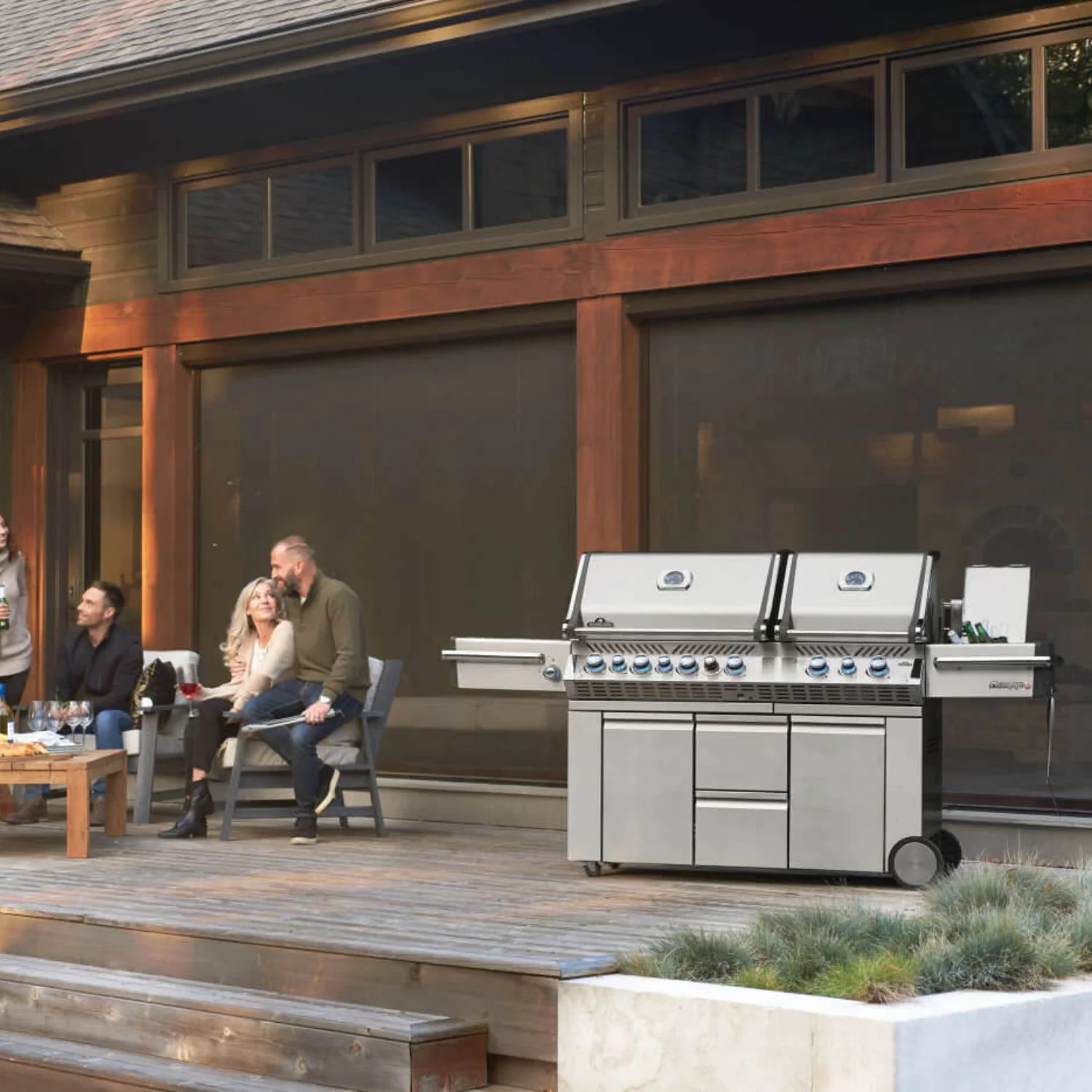 Napoleon Gasgrill Prestige Pro 825 RSBI, 10 Brenner inkl. Seiten-, Heck- & Bodenbrenner, Edelstahl - Image 2