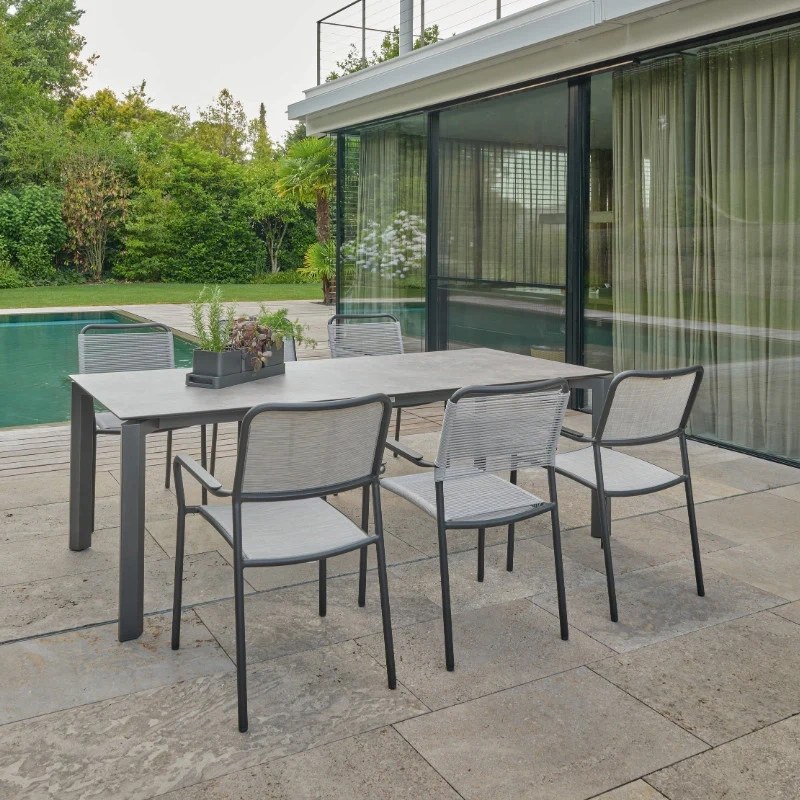STERN Joris Stapelsessel, Gartenstuhl mit Textilbezug - Image 9