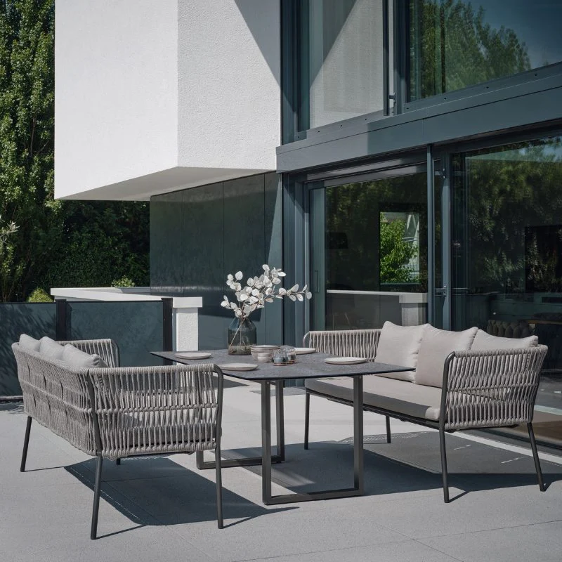 STERN Marla Dining-Lounge 3-Sitzer Sitzbank für Gartenlounge Essgruppe - Image 2