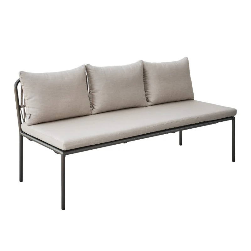 STERN Marla Dining-Lounge 3-Sitzer Sitzbank für Gartenlounge Essgruppe - Image 6
