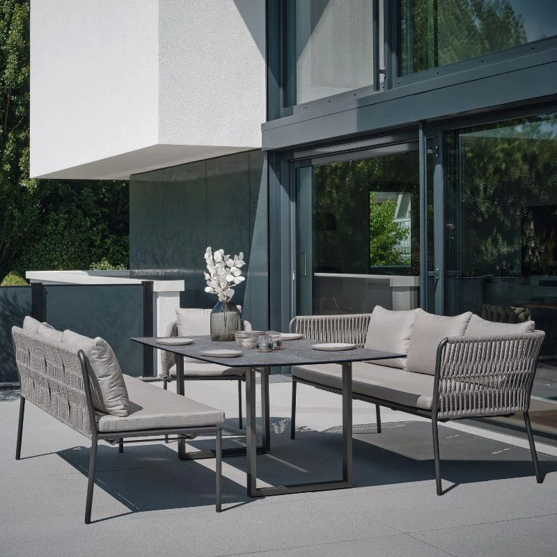 STERN Marla Dining-Lounge 3-Sitzer Sitzbank für Gartenlounge Essgruppe - Image 7